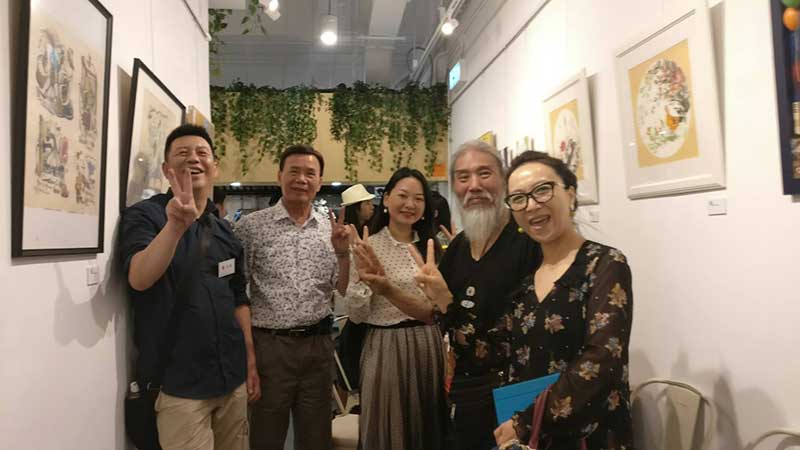 響應《世界難民日》韓丹松先生作品联展